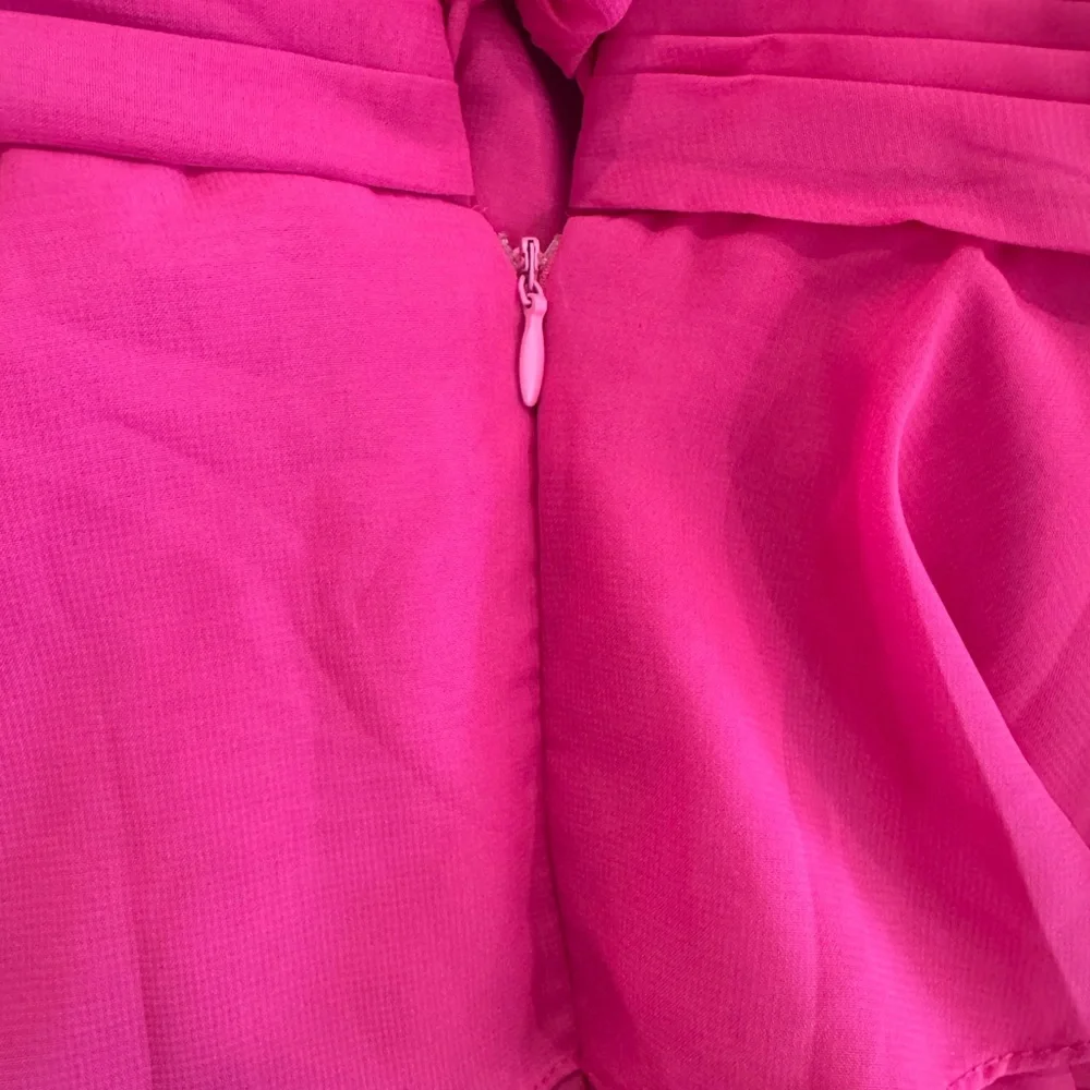 Pink Ruffled Prom Dress - Picture 5 of 6